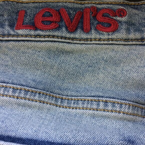 Levi’s 511 Slim Men’s Jeans 29x29 Light Wash Embroidered Patches Distressed - Picture 5 of 6